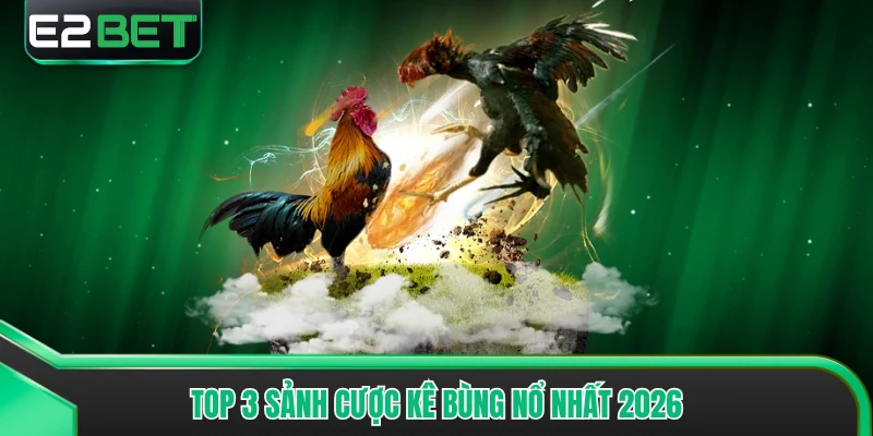 Top 3 sảnh cược kê bùng nổ nhất 2026